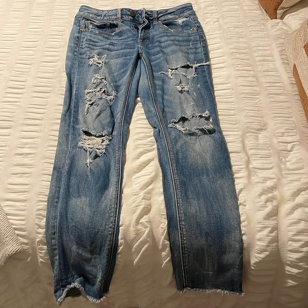 American Eagle Stretch tomgirl jeans